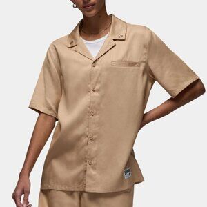 New! Jordan Off Court Woven Short Sleeve Womens Shirt | Medium | MSRP: $75